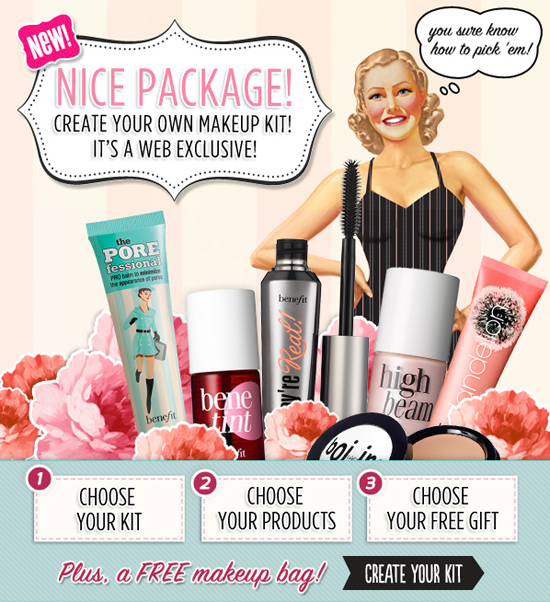  see this in my email!! Create your own Benefit makeup bag !! Love it