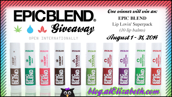 August Beauty Giveaway - Epic Blend Lip Balm August Beauty Giveaway - Epic Blend Lip Balm