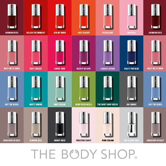 The Body Shop : Colour Crush Nail Polish The Body Shop : Colour Crush Nail Polish